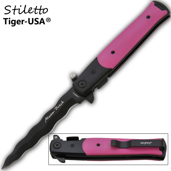 Godfather Stiletto Style Kriss Blade Knife, PK-MB-KR