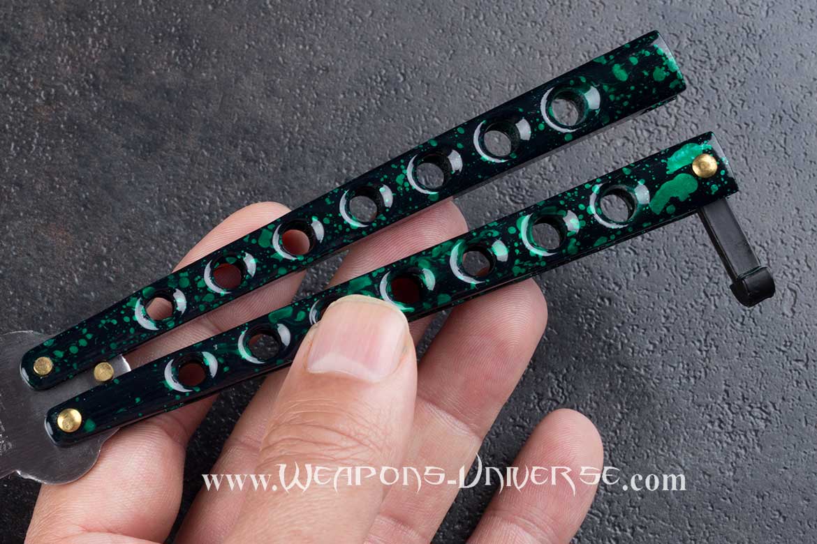 Green Balisong Butterfly Knife