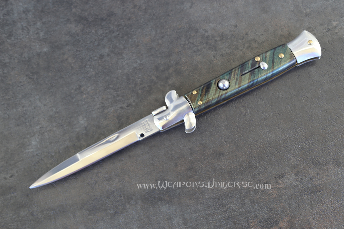 Green Camo Switchblade Knife Automatic