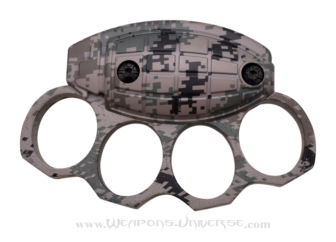 Grenade Brass Knuckles, Digital Camo