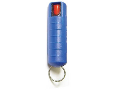 1/2 Ounce Hard Case Crime Halter Pepper Spray, Blue