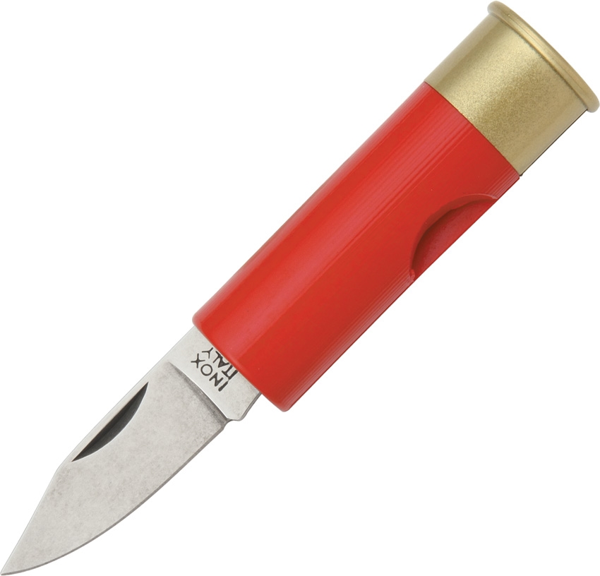 HallMark HM0181R Shotgun Shell Knife, Red