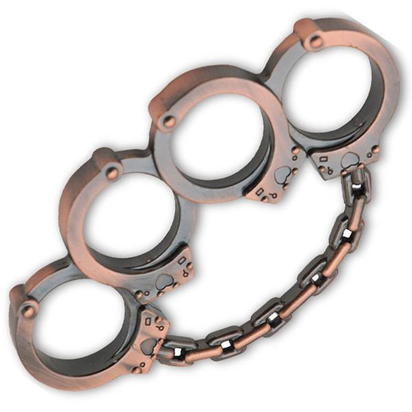 Handcuffs Brass Knuckles, Copper