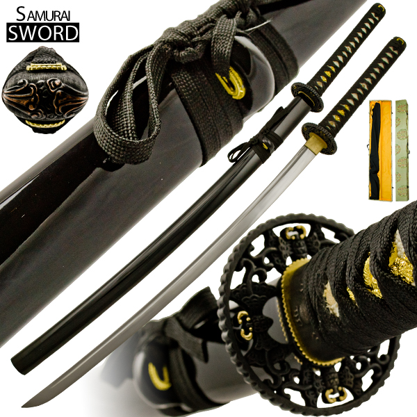 Handmade Flight Night Katana Samurai Sword Set