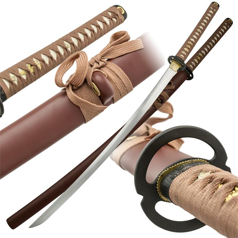 Handmade Full Tang Handcrafted Scabbard Box Samurai Sword