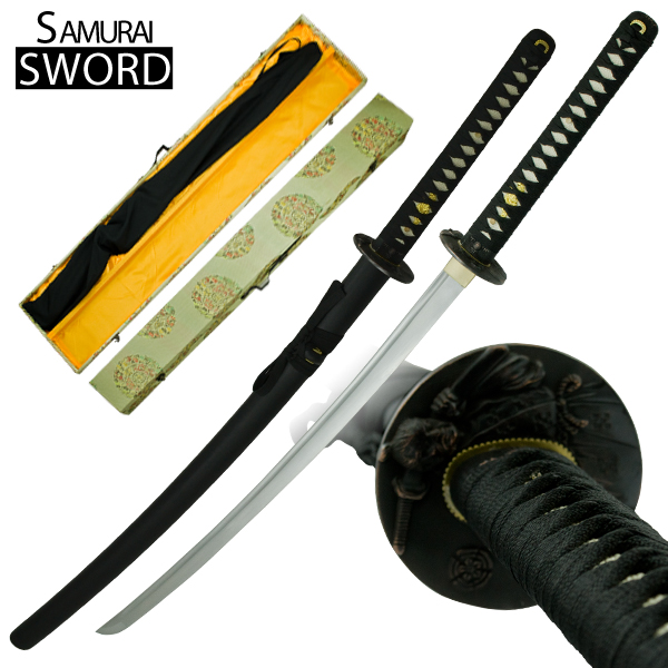 Handmade Full Tang Samurai Sword Scabbard Box Set