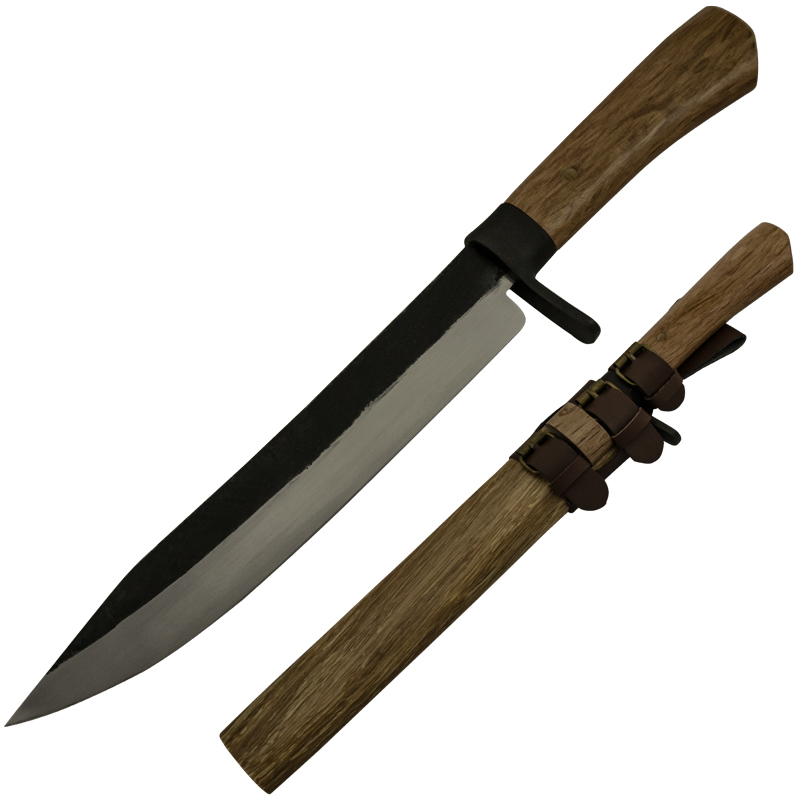 Handmade Wooden Two Toned Tanto Fantasy Sword