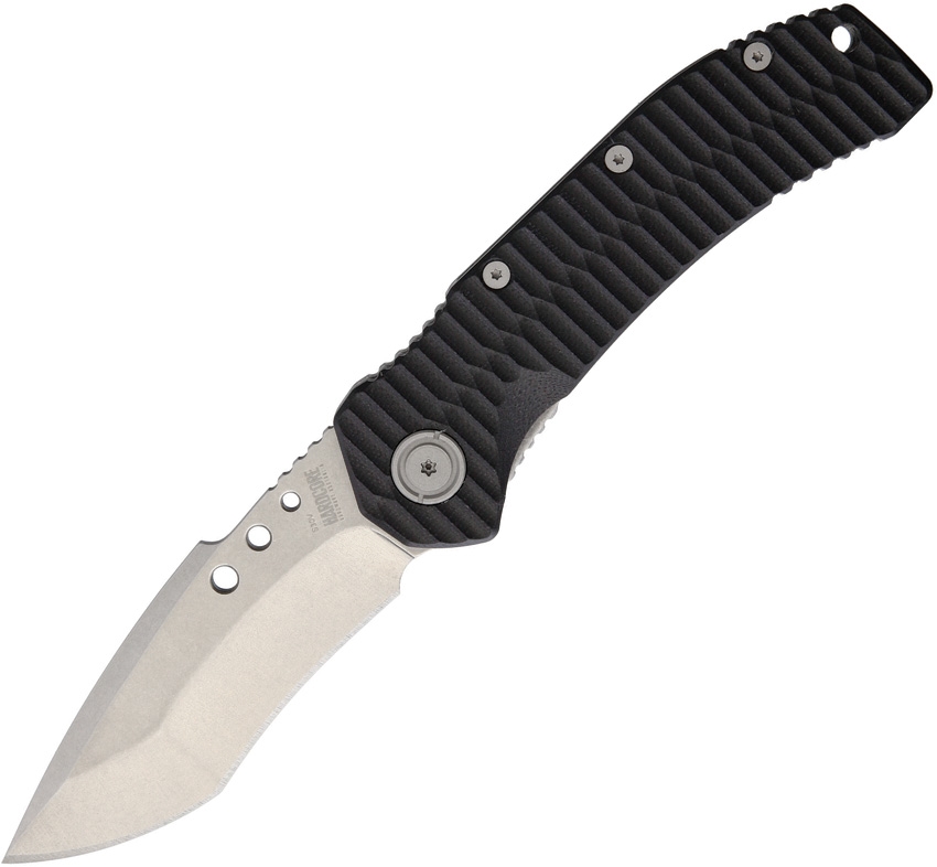 Hardcore Hardware HCMILF01GB Medium Frame Lock Folder Knife, Black