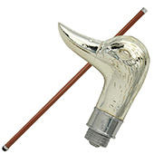 Harlequin Duck Walking Cane Staff