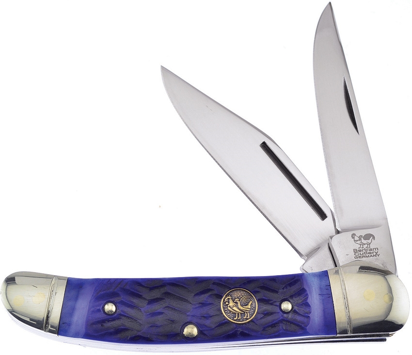 Hen and Rooster HR232BLPB Copperhead Blue Pick Bone Knife