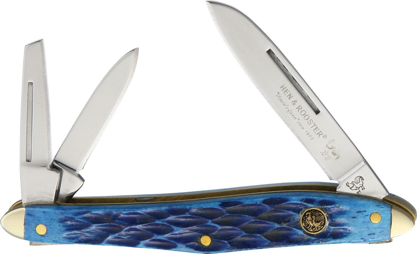 Hen and Rooster HR233BLPB Whittler Blue Pick Bone Knife