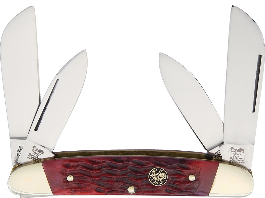 Hen and Rooster HR264RPB Congress Red Pick Bone Knife