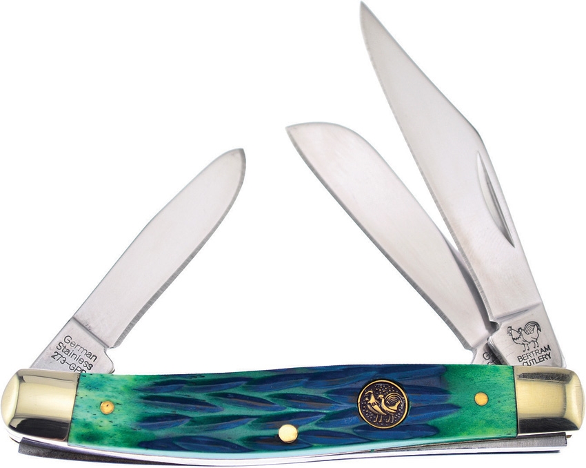 Hen and Rooster HR273GPB Stockman Green Bone Knife