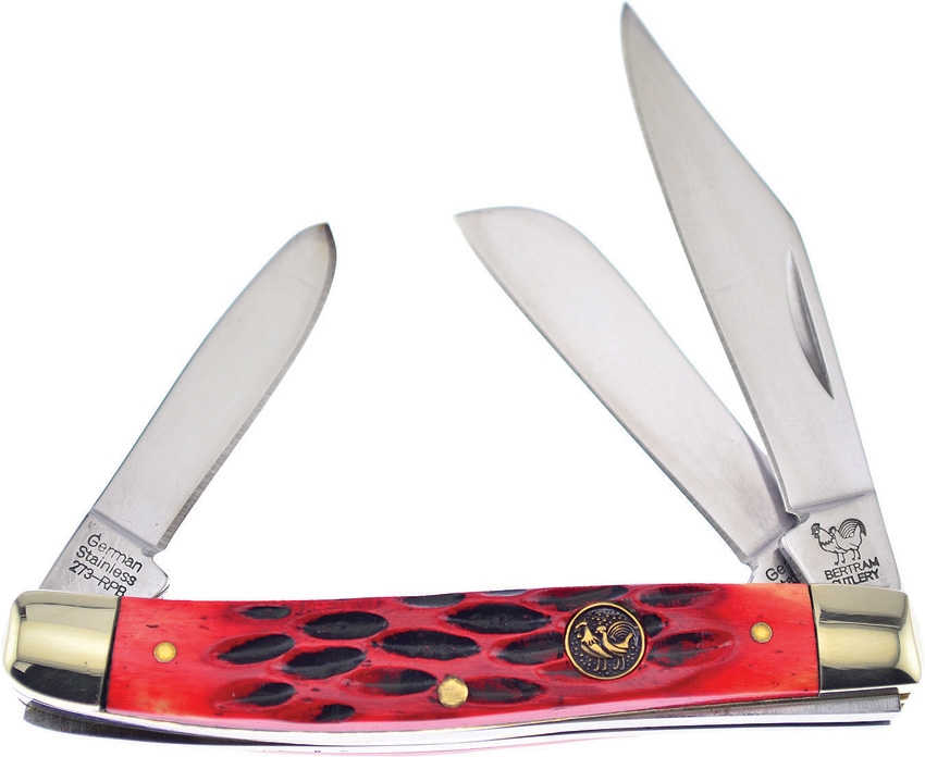Hen and Rooster HR273RPB Stockman Red Bone Knife