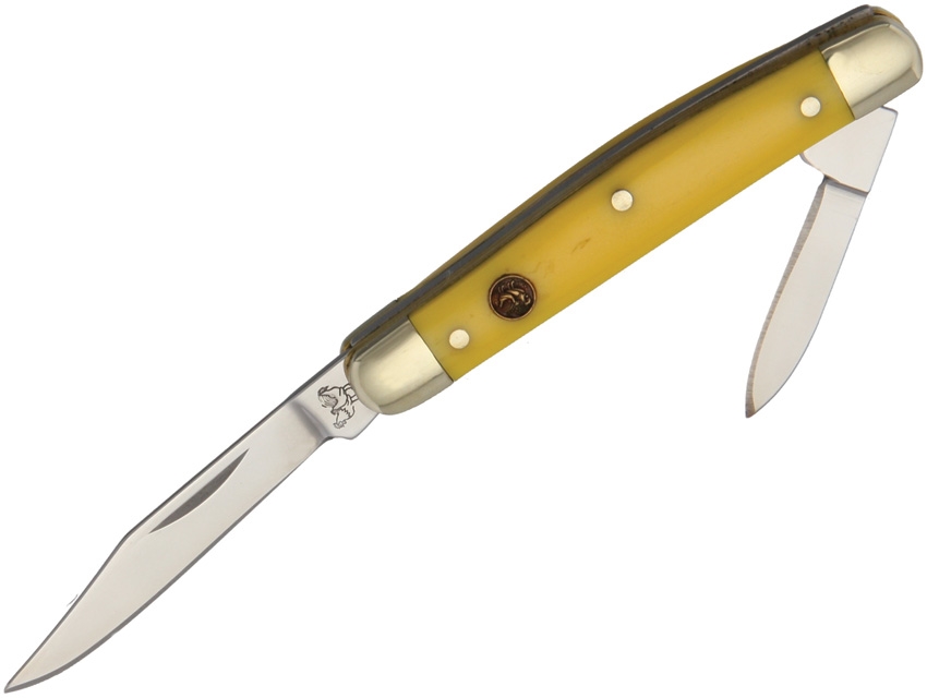 Hen and Rooster HR302Y Yellow Corelon Pen Knife