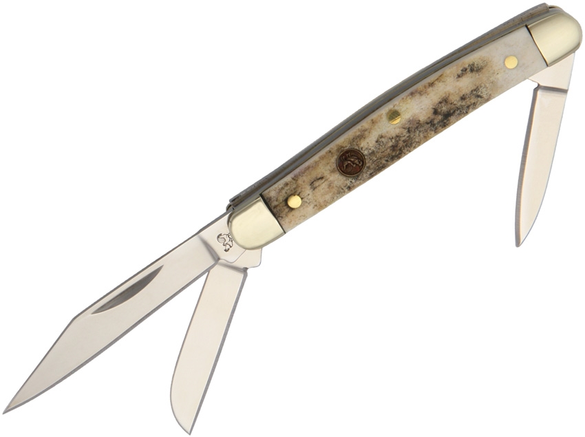 Hen and Rooster HR303DS Small Stockman Deer Stag Knife