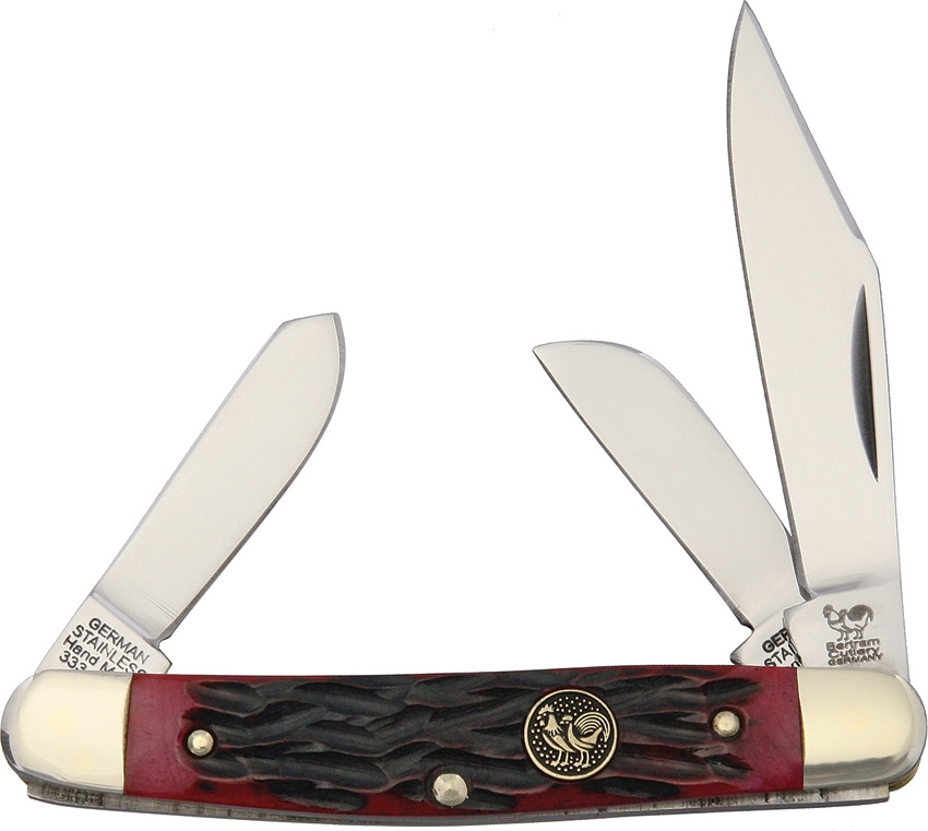 Hen and Rooster HR333RPB Stockman Red Pick Bone Knife