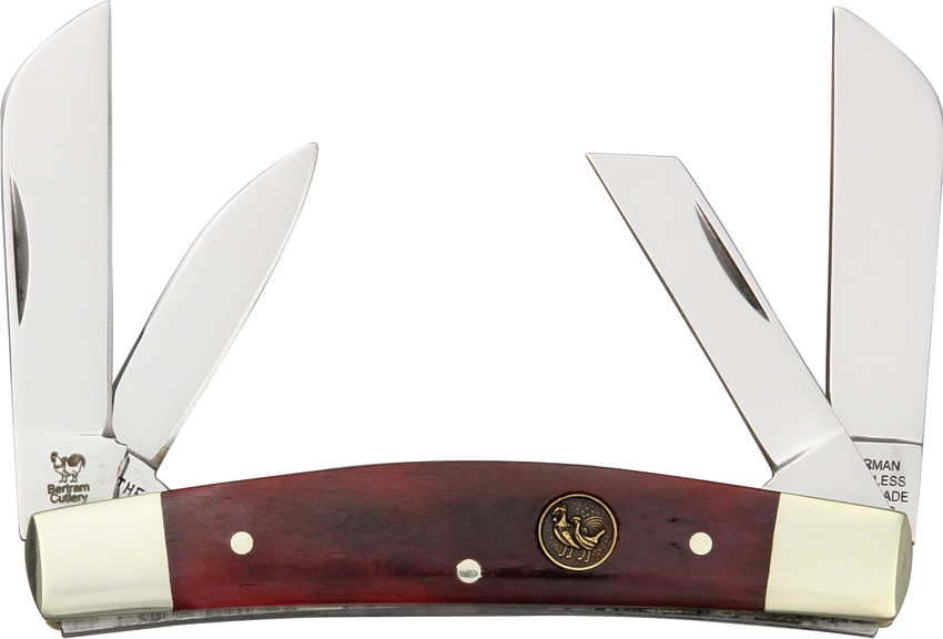 Hen and Rooster HR344BRB Congress Brown Bone Knife