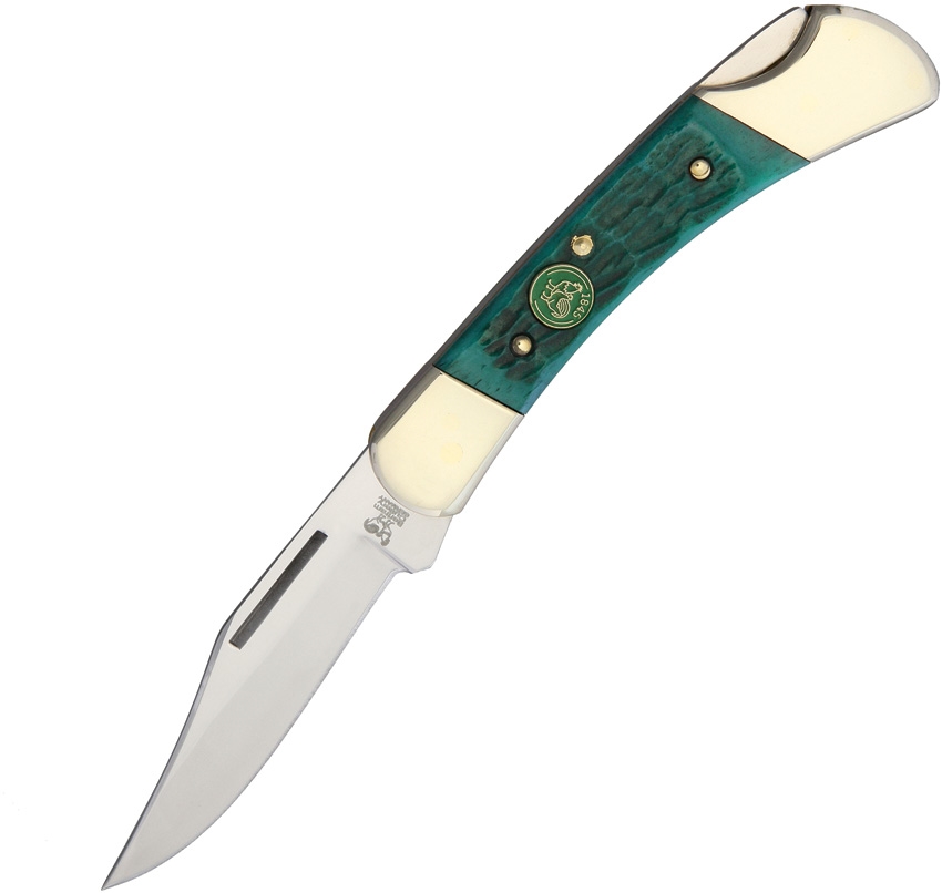 Hen and Rooster HR351GPB Lockback Green Pick Bone Knife