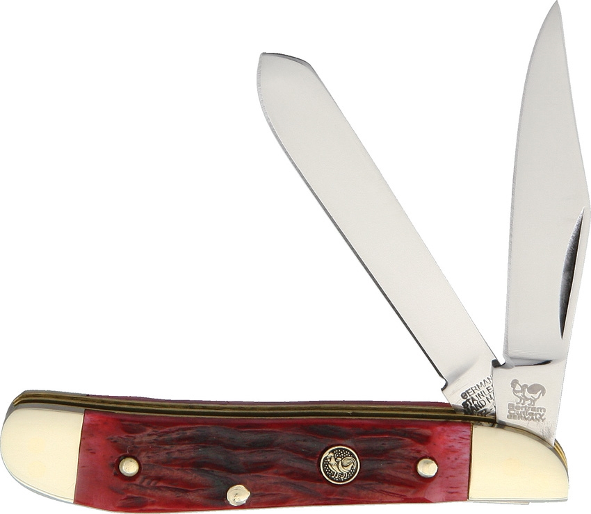 Hen and Rooster HR402RPB Peanut Red Pick Bone Knife