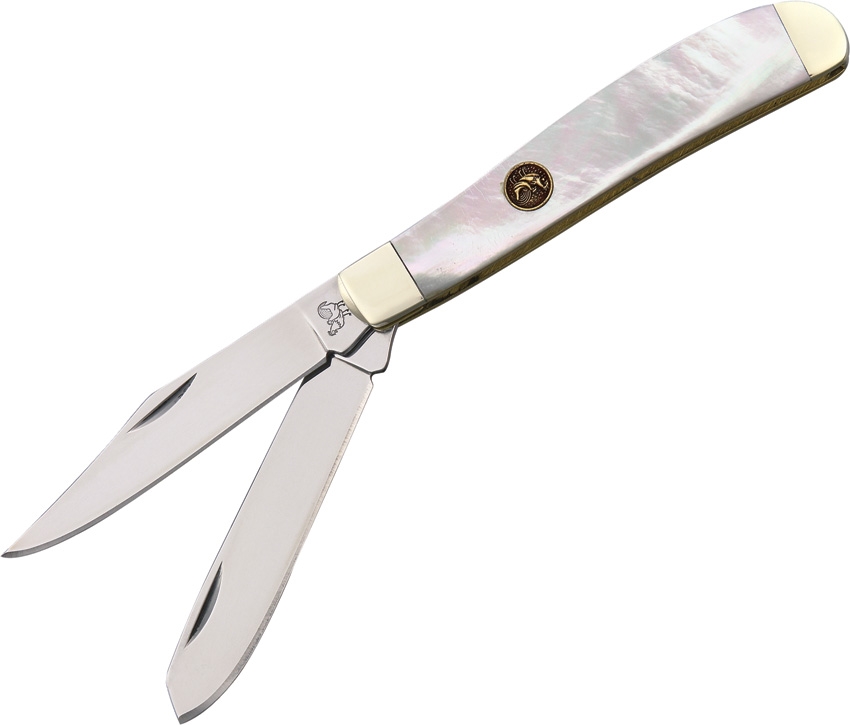 Hen and Rooster HR412MOP Trapper Pearl Knife