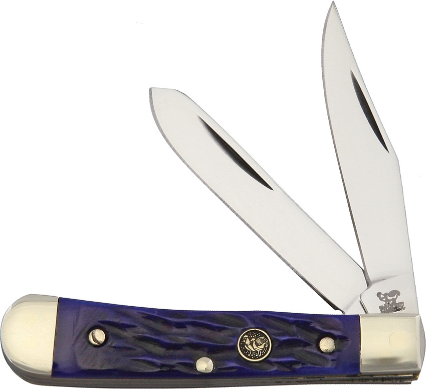 Hen and Rooster HR422BLPB Baby Trapper Blue Pick Bone Knife