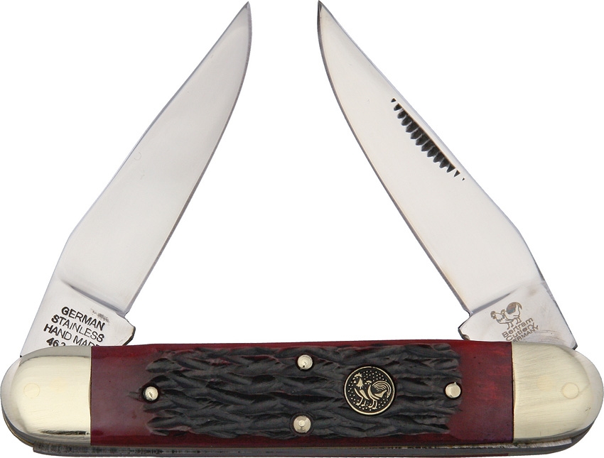 Hen and Rooster HR462RPB Muskrat Red Pick Bone Knife