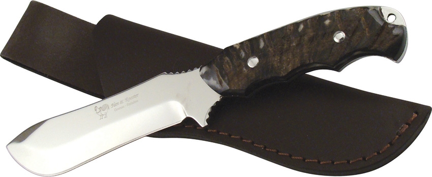 Hen and Rooster HR5003RH Rams Horn Bowie Knife
