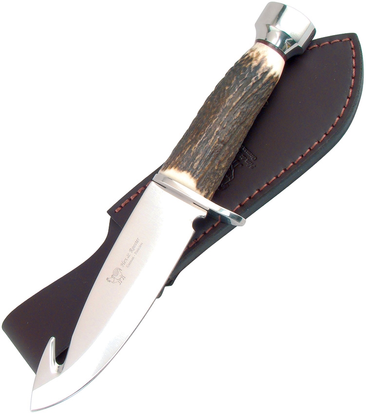 Hen and Rooster HR5016 Guthook Stag Knife