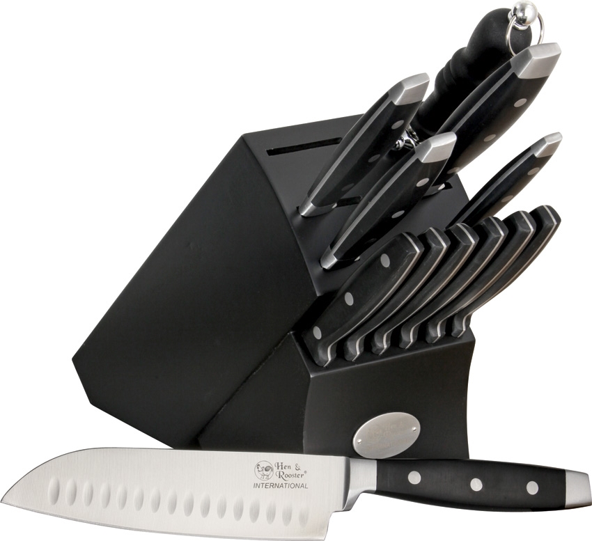Hen and Rooster HRI028 Kitchen Knife Set