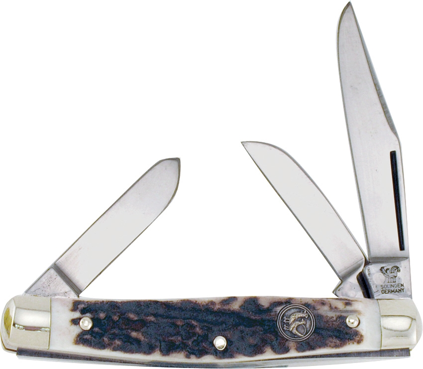 Hen and Rooster HRS173DS Stockman Deer Stag Knife