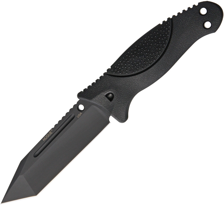Hogue HO35240 EX-F02 Fixed Blade Tanto Knife, Black