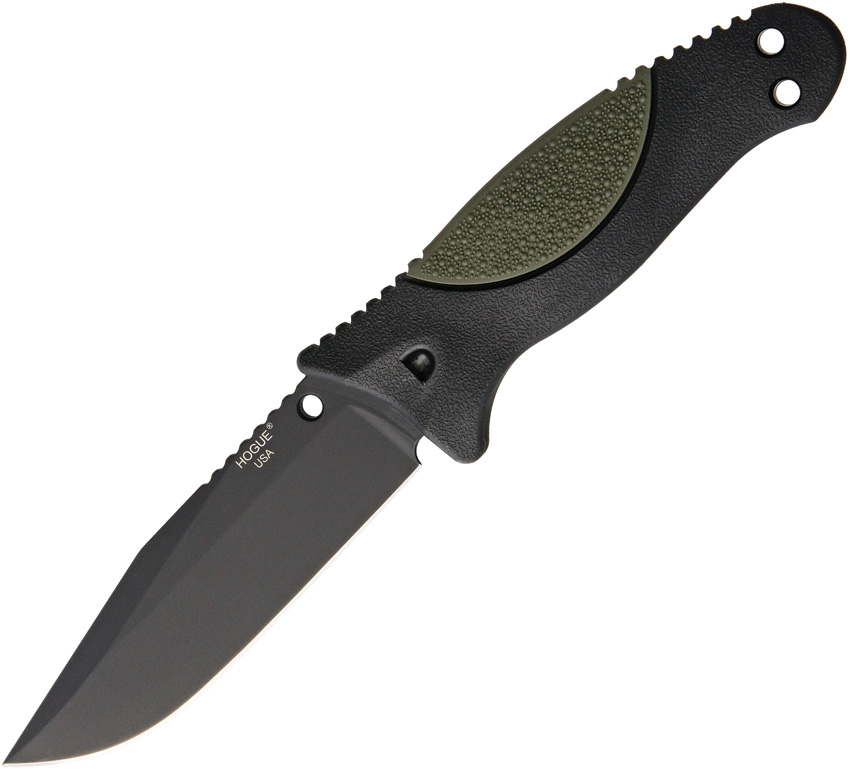 Hogue HO35251 EX-F02 Fixed Blade Clip Knife, Green