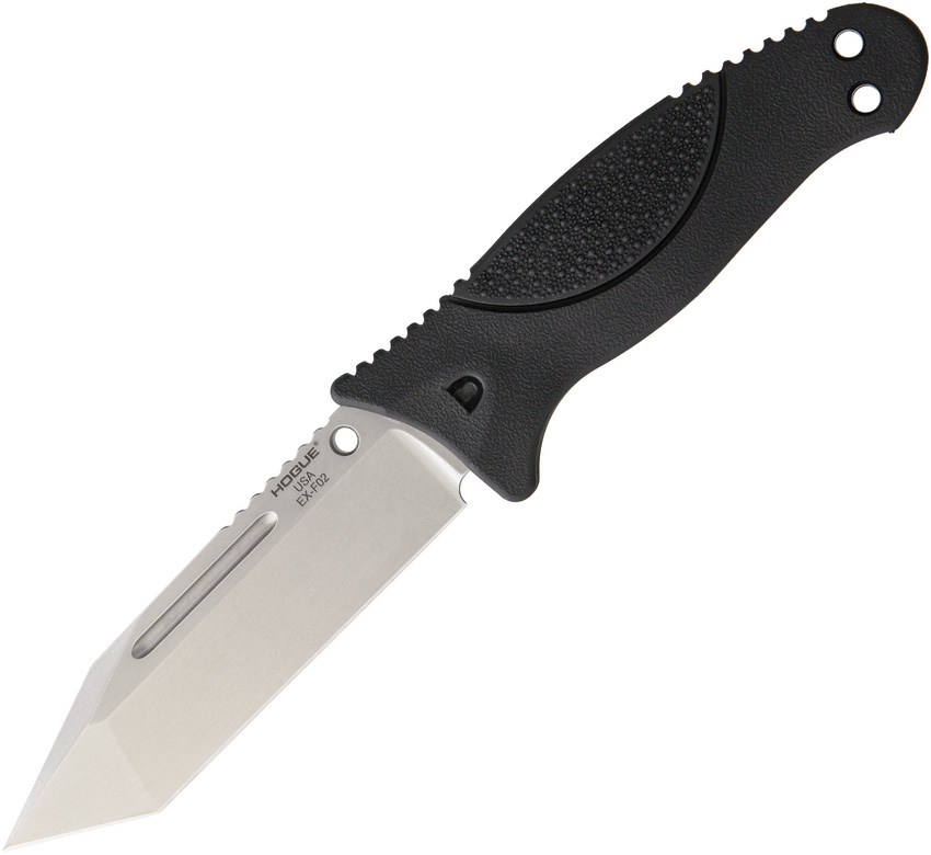 Hogue HO35260 EX-F02 Fixed Blade Tanto Knife, Black