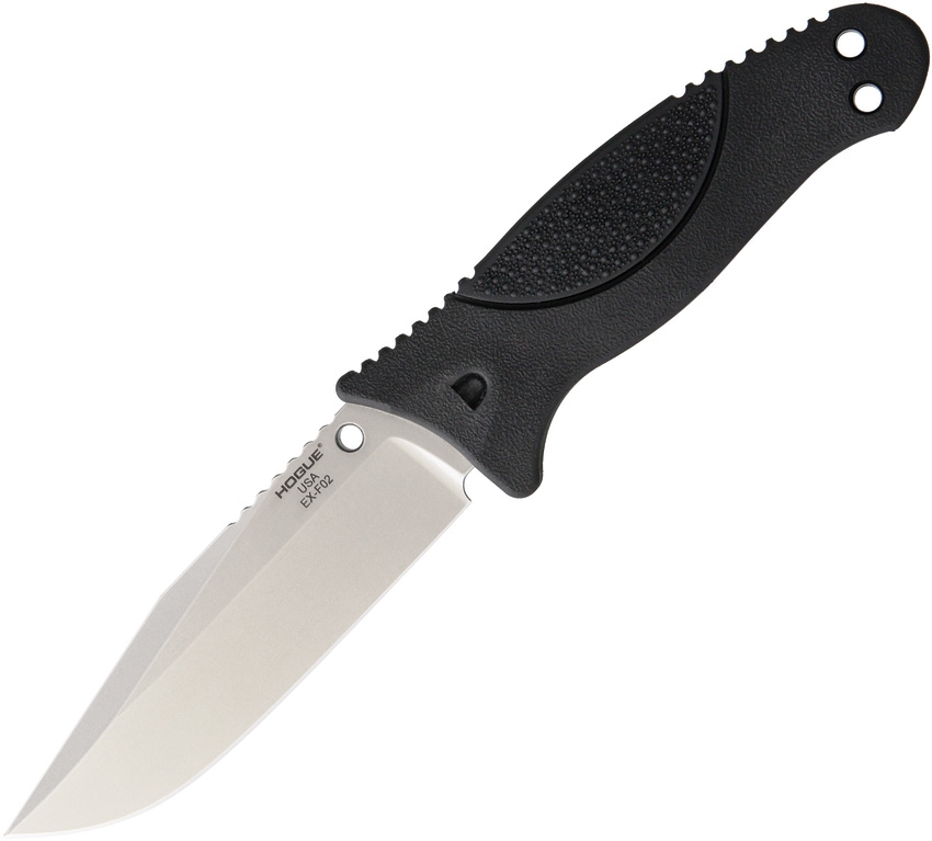 Hogue HO35270 EX-F02 Fixed Blade Clip Knife, Black