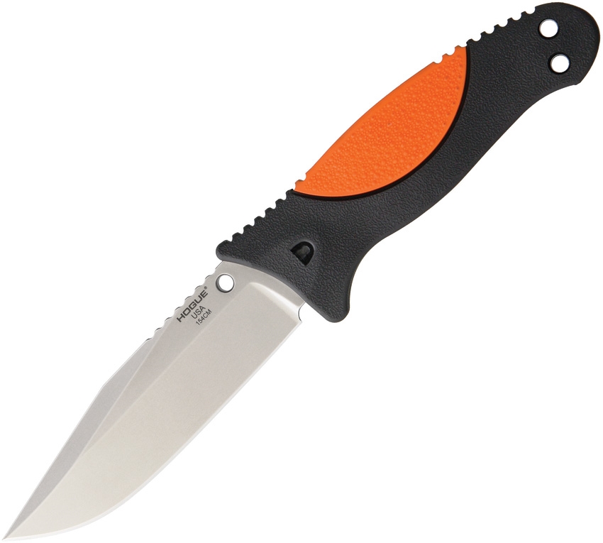 Hogue HO35274 EX-F02 Fixed Blade Clip Knife, Orange
