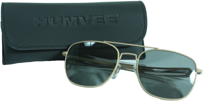 Humvee HMV52BTAN Pilot Sunglasses