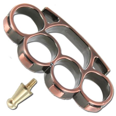 Iron Fist Knuckles, Copper, Belt Pin