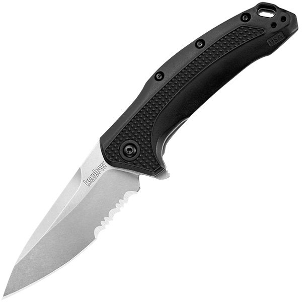 Kershaw 1620VIB Link Assisted, Stonewash ComboEdge Knife