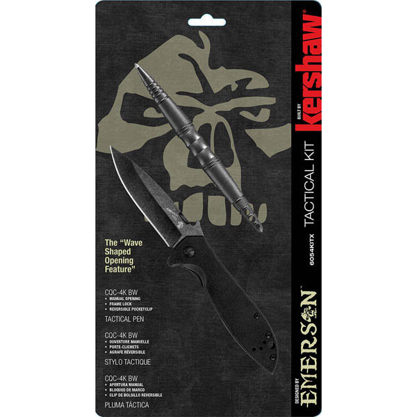 Kershaw 6054KITX Tactical Kit & Tactical Pen, Knife