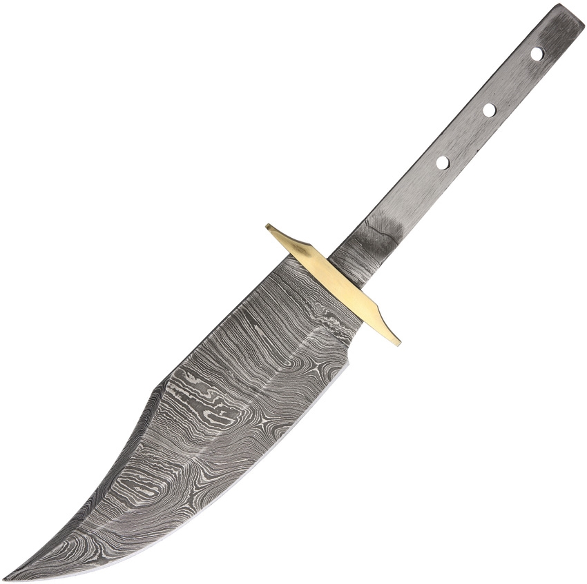 Knifemaking BL105 Blade Damascus Trailing Knife