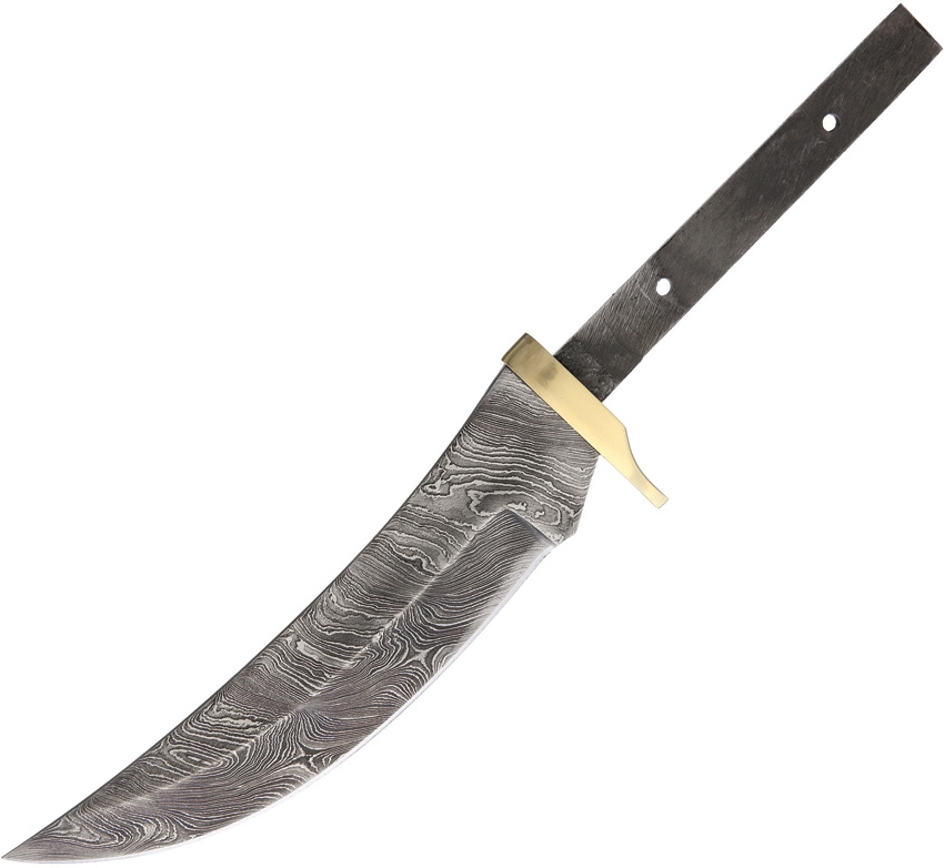 Knifemaking BL109 Blade Damascus Upswept Knife