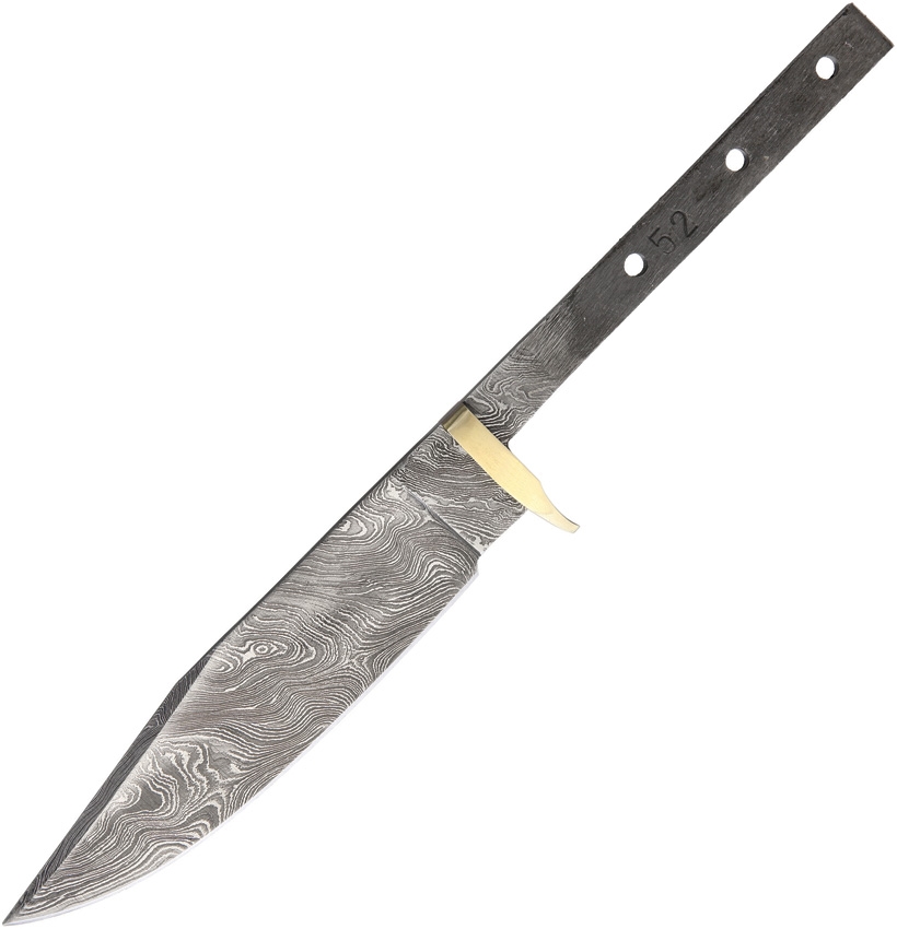 Knifemaking BL121 Blade Damascus Hunter Knife