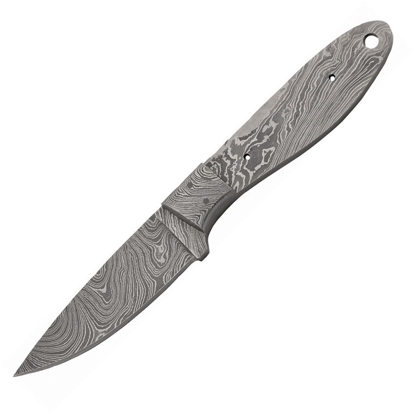 Knifemaking BLDM2725 Damascus Bolster Blade Blank Knife