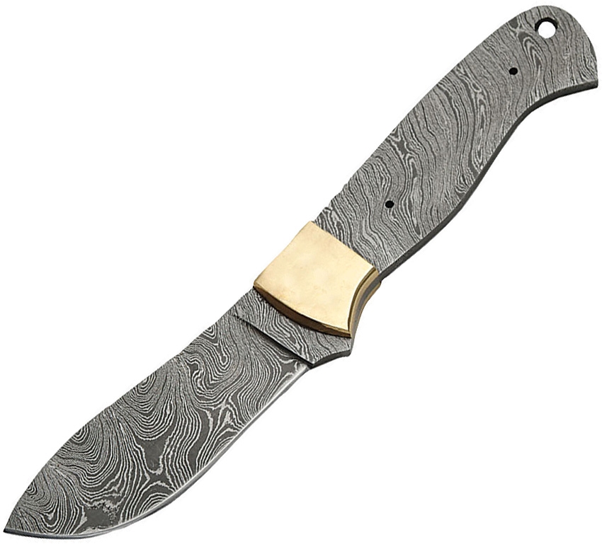 Knifemaking BLDM2729BS Skinner Blade Brass Guard Knife