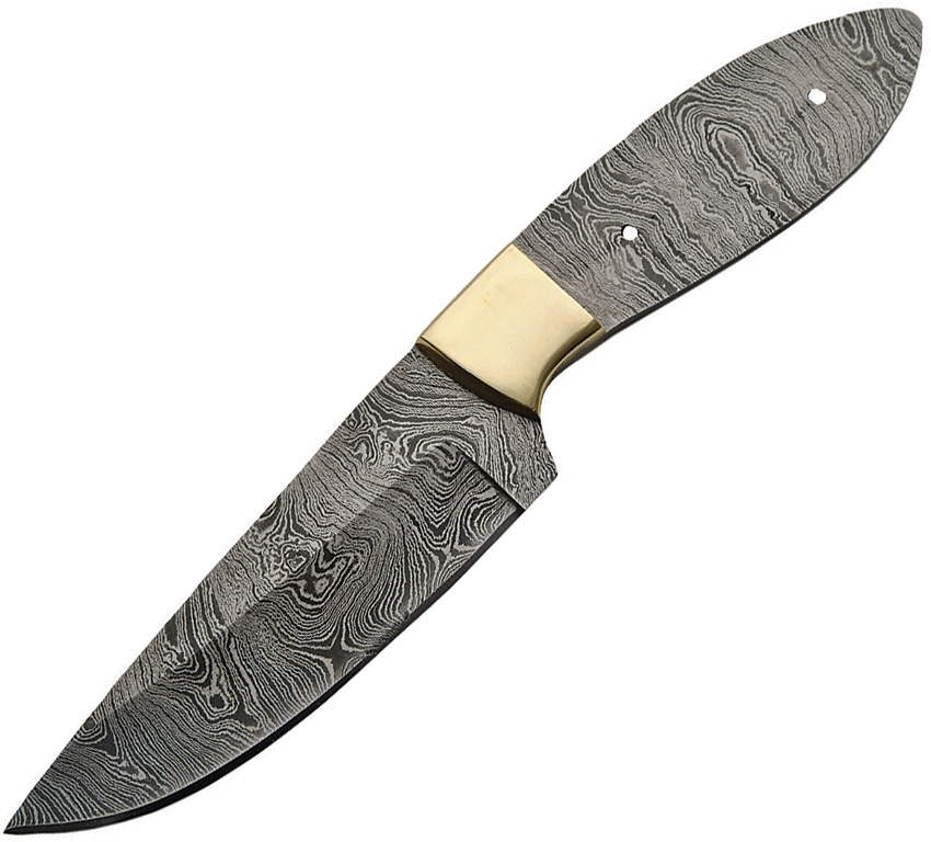 Knifemaking BLDM2731BS Damascus Blade Brass Bolster Knife