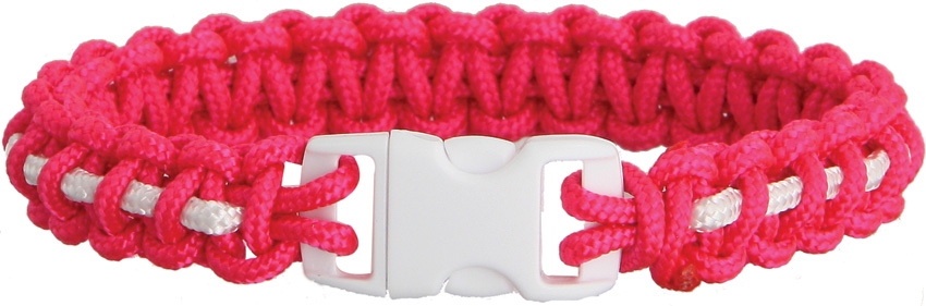 Knotty Boys KY392 Bracelet Stripe Md, Pink White