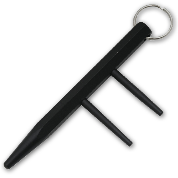 Kubotan, Prongs, Black