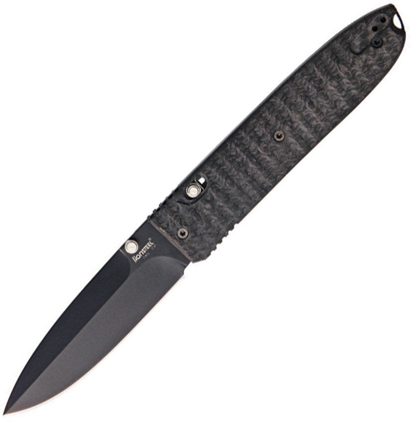 Lion Steel LST8701FC Daghetta Carbon Fiber Knife, Black