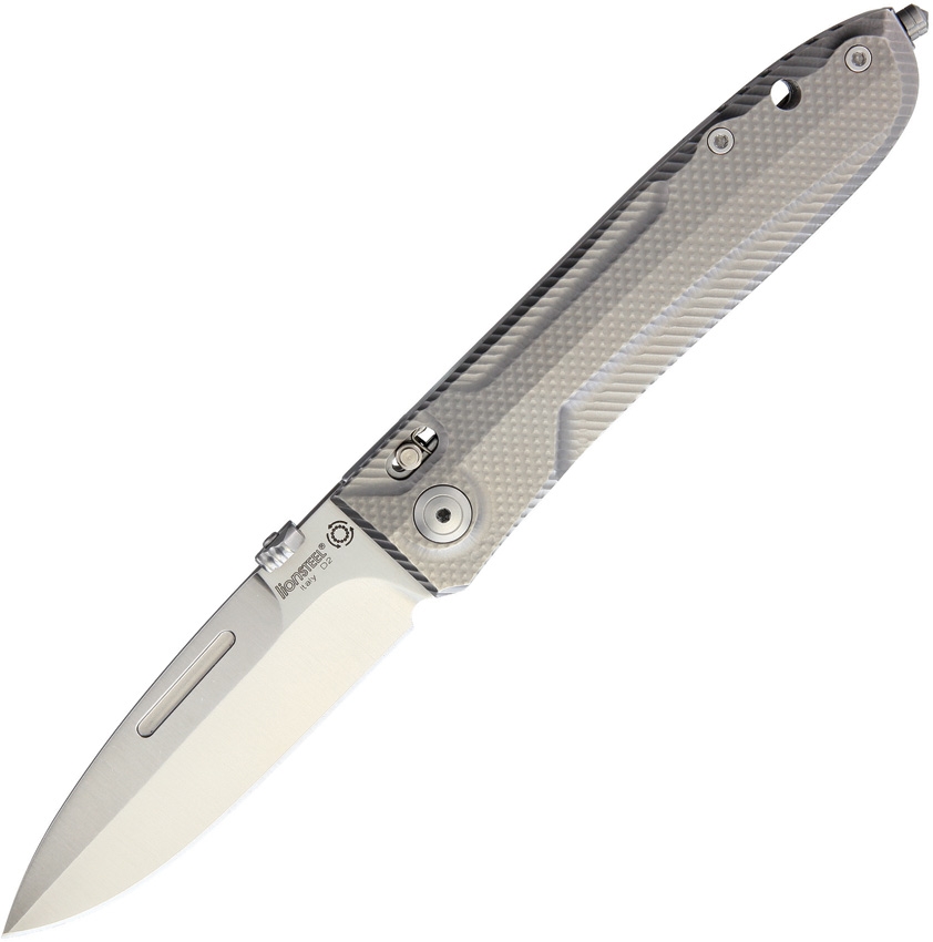 Lion Steel LST8710GY Big Daghetta Knife, Titanium